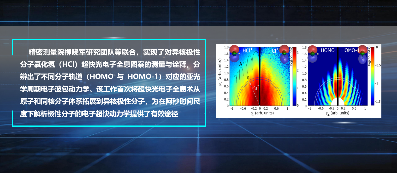 巅峰国际在原子分子超快动力学精密探测方面取得新进展